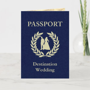destination wedding passport invitation