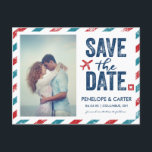 Destination Wedding | Postcard Save the Date<br><div class="desc">This ultra chic and modern save the date postcard is perfect for any destination wedding.</div>