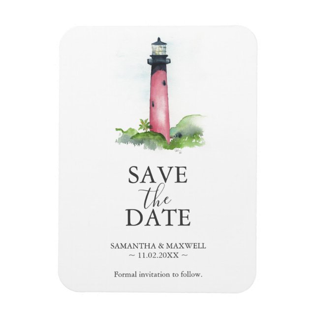 Destination Wedding Save The Date Magnets (Vertical)