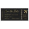 Destination Wedding Save the Date Ticket Magnet