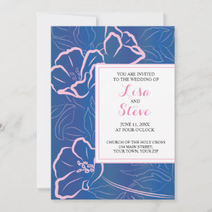 Destination Wedding Tropical Theme Invitation
