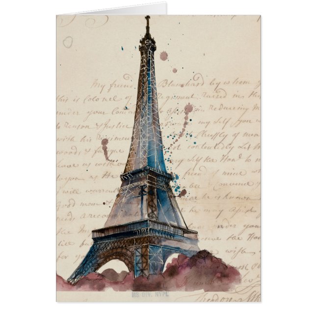 Destinations | Letters From The Eiffel Tower (Front)