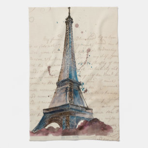 Destinations Letters From The Eiffel Tower Tea Towel