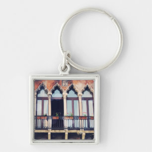 Destinations   Rustic Venice Building Key Ring