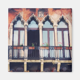 Destinations   Rustic Venice Building Magnet
