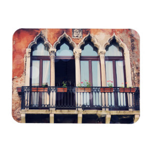 Destinations Rustic Venice Building Magnet