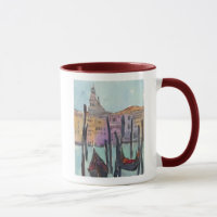Destinations | Two Gondolas in Venice Sketch
