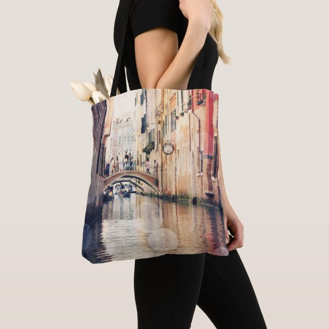 Destinations | Venice Gondolas Photograph Tote Bag (Close Up)
