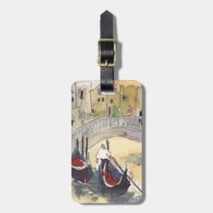 Destinations   Venice Plein Air Gondola Ride Luggage Tag