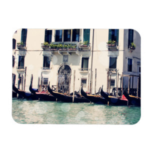 Destinations   Venice Waterfront Photograph Magnet