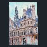 Destinations | Watercolor Rustic Hotel de Ville Tea Towel<br><div class="desc">Find this masterfully created watercolor and ink design by Melissa Wang, brought to you by World Art Group, on fantastic range of great products from Zazzle. See how her delicate approach to detail has brought the splendorous Hotel de Ville to life, from its many windows, arches and statues to the...</div>