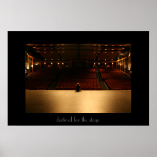 ...destined for the stage poster