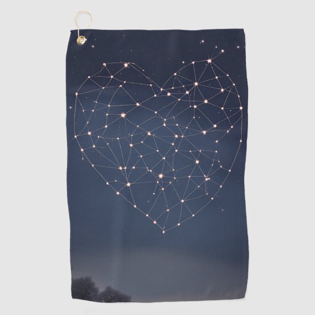 Destined To Be Together Golf Towel (Front)
