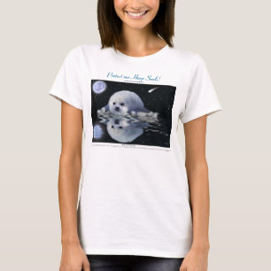 "DESTINY" Art & Story HARP SEAL T-shirts