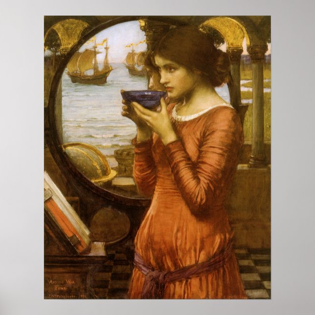Destiny by John William Waterhouse Poster (Front)