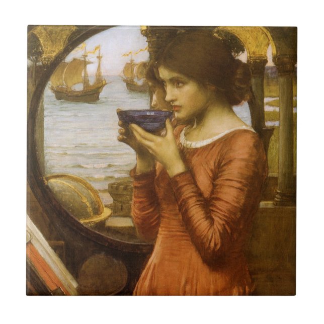 Destiny by John William Waterhouse Tile (Front)