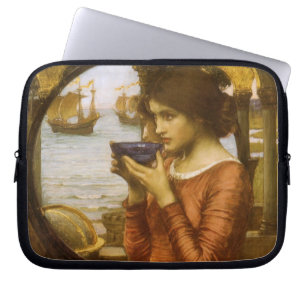 Destiny by JW Waterhouse, Vintage Victorian Art Laptop Sleeve