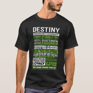 Destiny Girl Name Definition T-Shirt