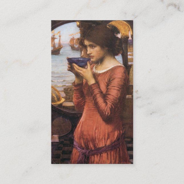 Destiny - John William Waterhouse Business Card (Front)