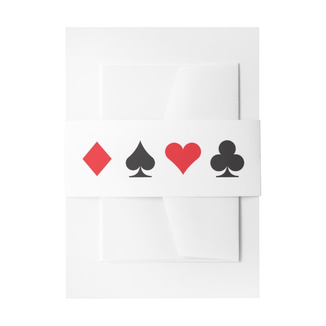 Destiny Las Vegas Wedding Invitation Bellyband Belly Band (Front Example)