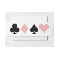 Destiny Las Vegas Wedding Invitation Bellyband