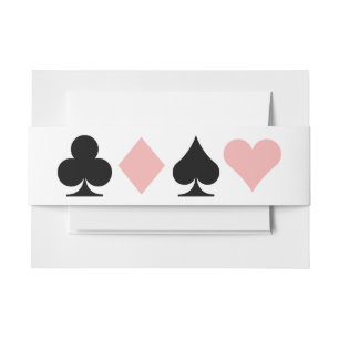 Destiny Las Vegas Wedding Invitation Bellyband Belly Band