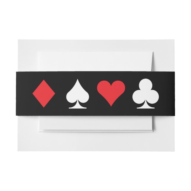 Destiny Las Vegas Wedding Invitation Bellyband Invitation Belly Band (Front Example)