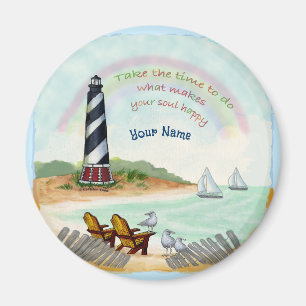 Destiny Lighthouse round Magnet
