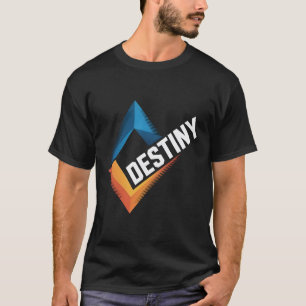 Destiny Motivational T-Shirt   Modern Geometric Gr
