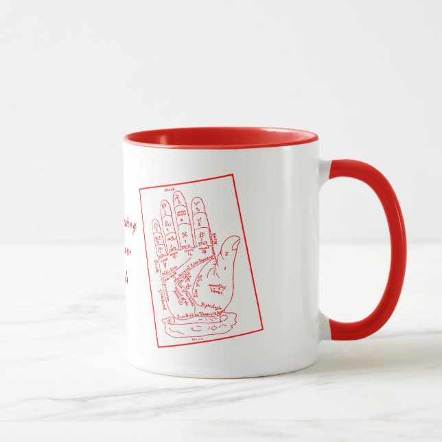 Destiny-Palmistry Hand Print Mug (Right)