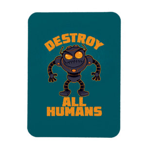 Destroy All Humans Angry Robot Magnet