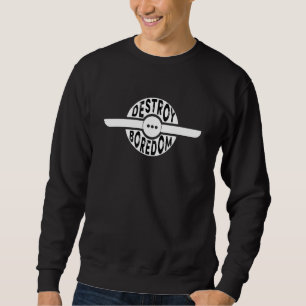 Destroy Boredom One Wheel Electric Skateboard Floa Sweatshirt