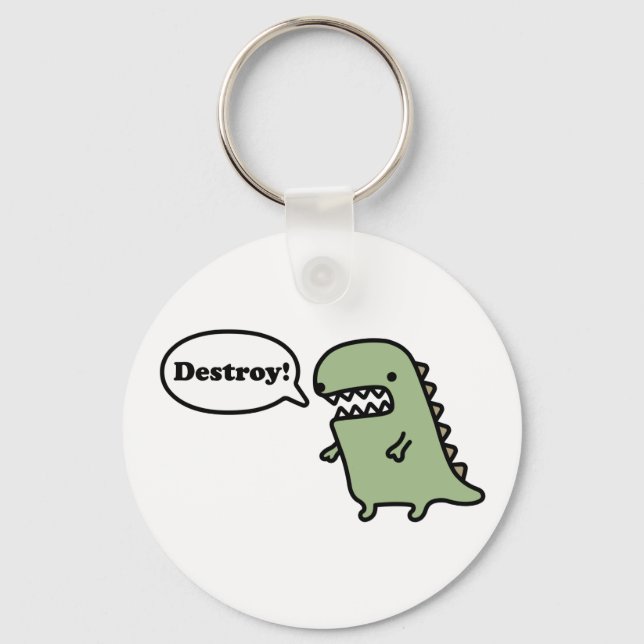 Destroy! Key Ring (Front)