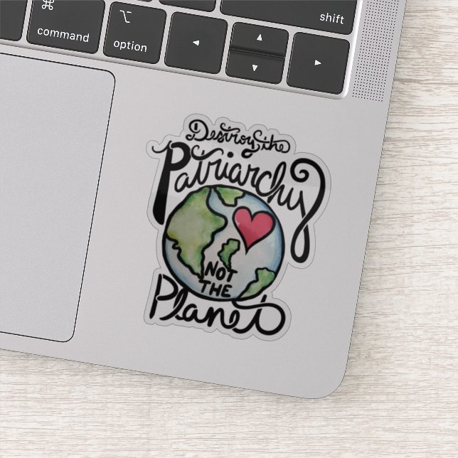 Destroy the Patriarchy not the planet (Detail)