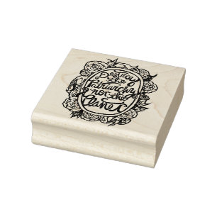 Destroy the Patriarchy not the Planet Rubber Stamp