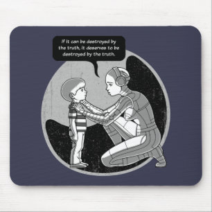 Destroyed By Truth Mouse Pad