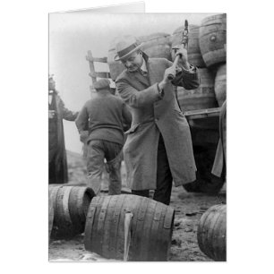 Destroying Kegs of Beer, 1924
