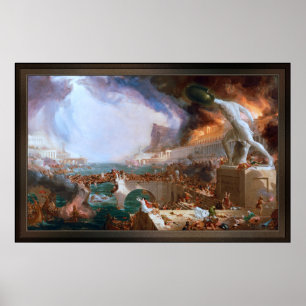 Destruction from The Course of Empire Poster