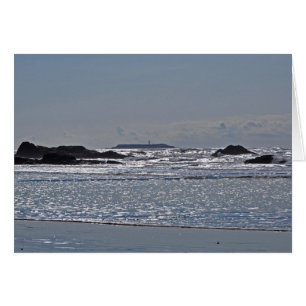 Destruction Island Lighthouse from Ruby Beach