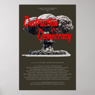 Destruction of Democracy Poster