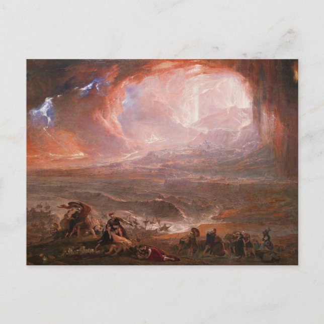 Destruction Of Pompeii And Herculaneum Postcard (Front)