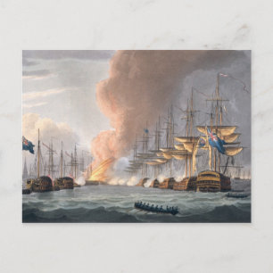 Destruction of the Danish Fleet before Copenhagen, Postcard
