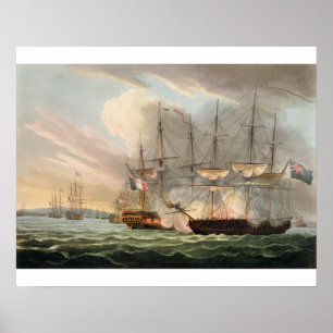 Destruction of the French Fleet in Basque Roads, A Poster
