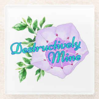Destructively Mine Glass Coaster