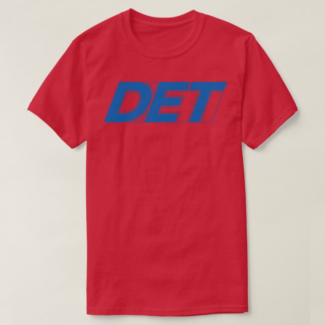 DET EXPRESS Blue T-Shirt (Design Front)