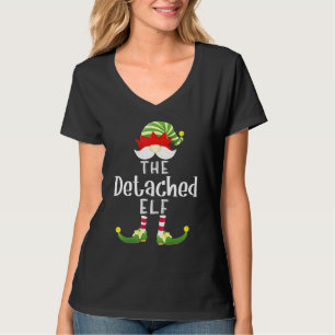Detached Elf Group Christmas Pajama Party T-Shirt