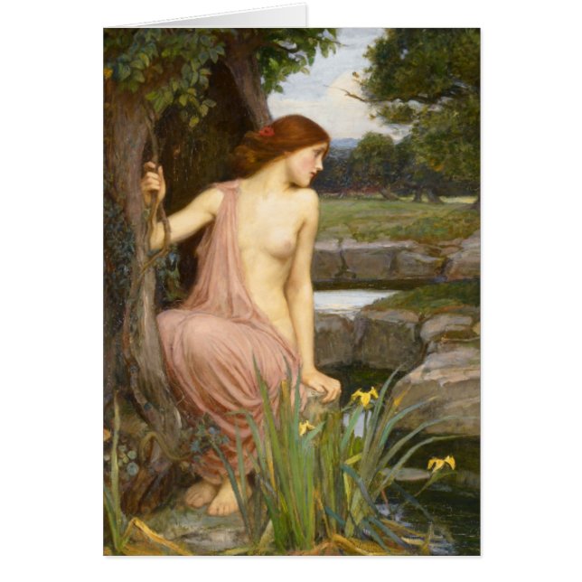 Detail: Echo and Narcissus by John Waterhouse (Front)