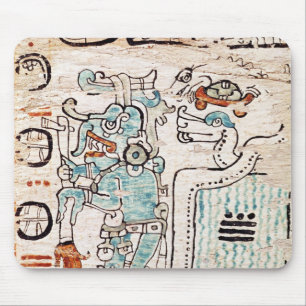 Detail from a Mayan codex Mouse Pad