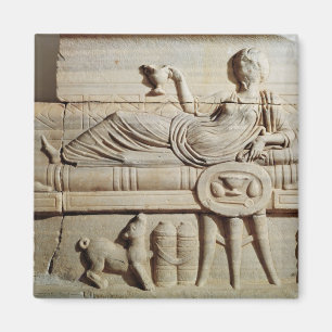 Detail from a sarcophagus magnet