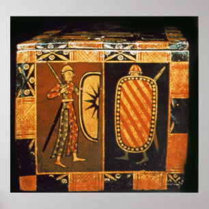 Detail from a wedding chest poster